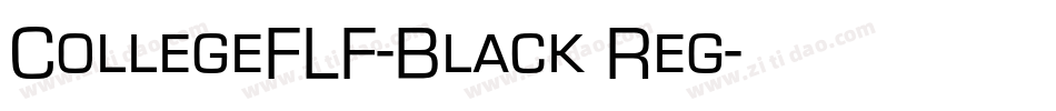 CollegeFLF-Black Reg字体转换